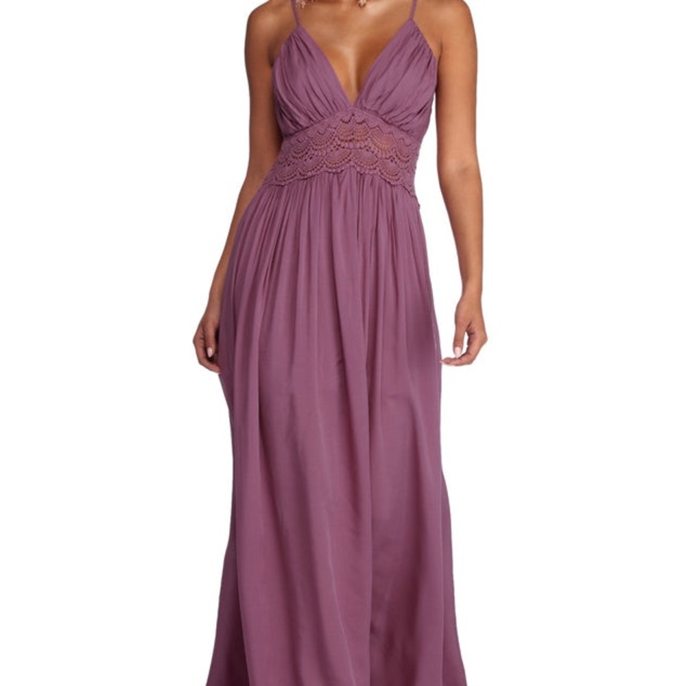 WINDSOR | Romantically Crochet Maxi Dress